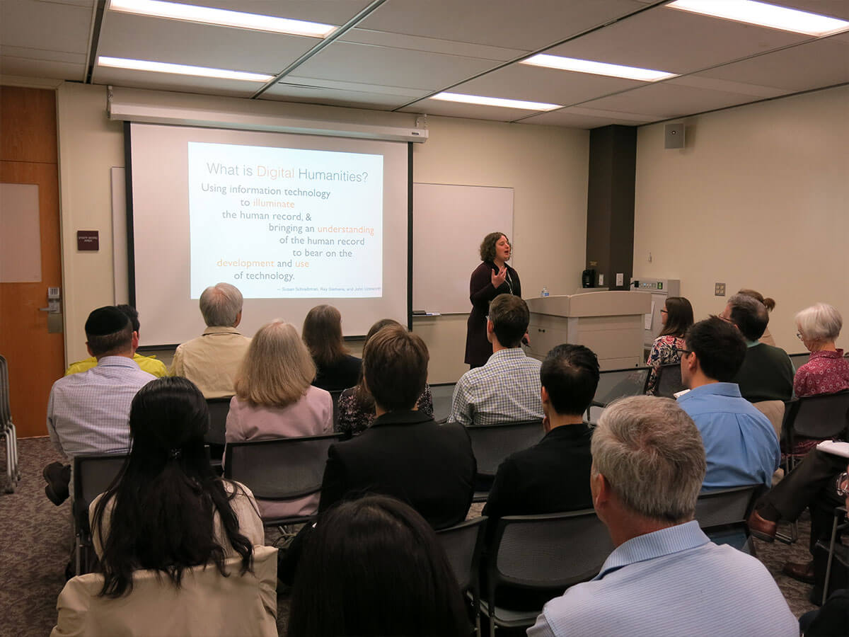 Jean Bauer presenting