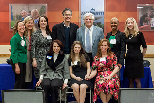 Larissa Gerstel's family and Symposium panelests