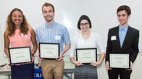 Nicole Woolcock, 2015 winner of the American University Library Prize for Best College Writing Research Paper